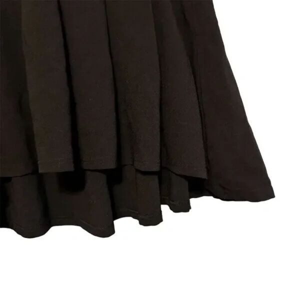 Torrid Women's Black Pleated Knee Length Skirt Size 20 - Picture 6 of 7